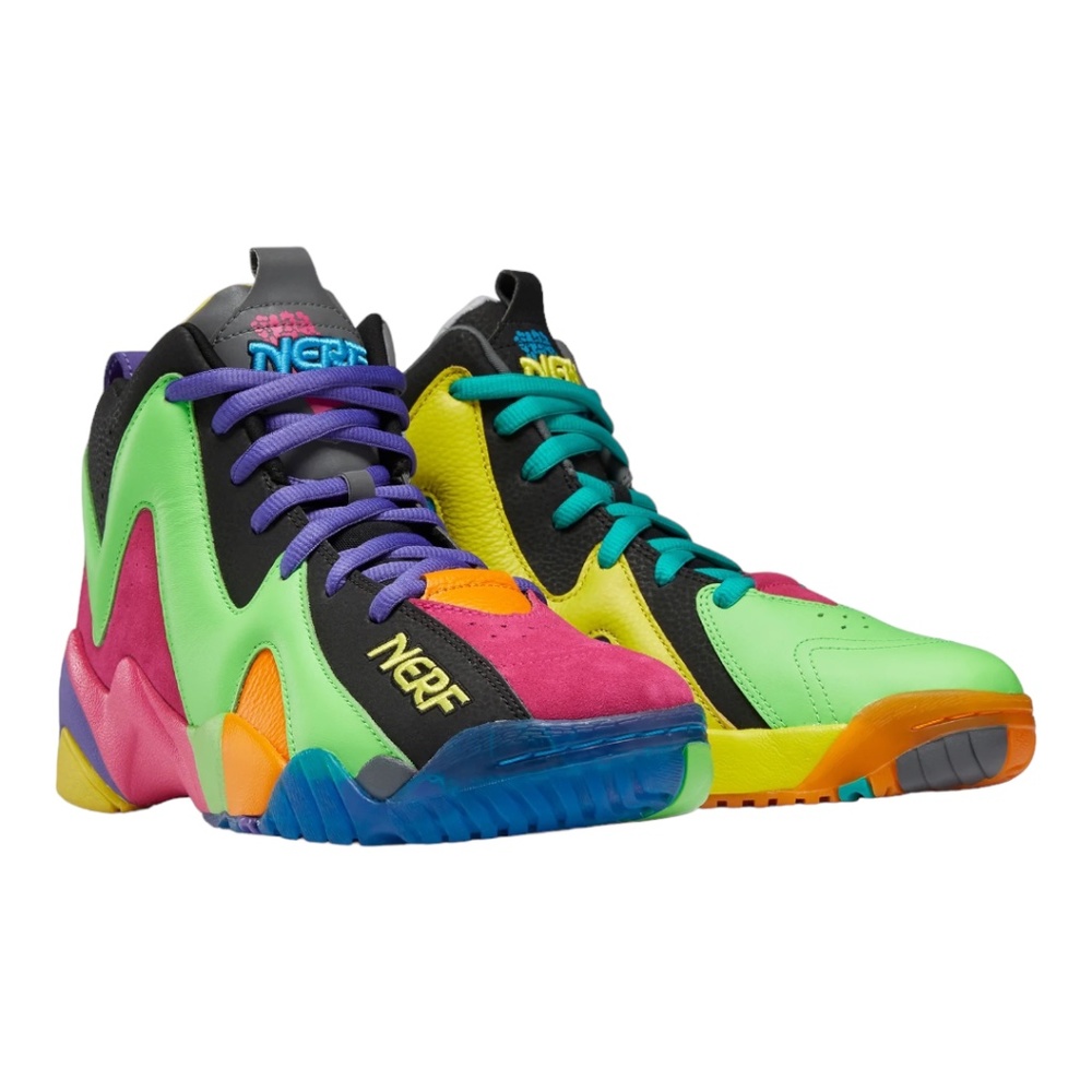 Reebok Kamikaze II NERF NERFOOP New Basketball Shoes Size 4